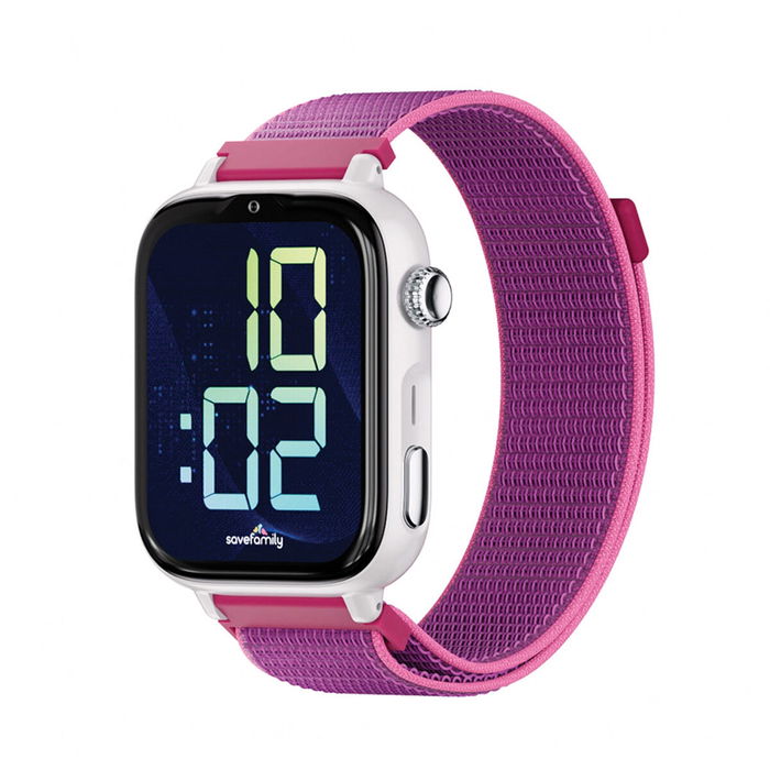 Smartwatch Save Family SW2-BL-TELFRAMB Blanco Rosa Frambuesa