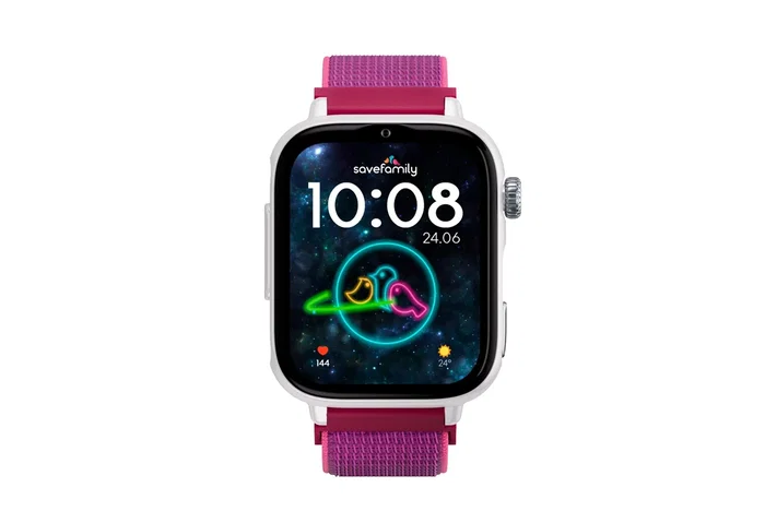 Savefamily SaveWatch Plus 2 Blanco con Correa Frambuesa Savefamily SaveWatch Plus 2 Blanco con Correa Frambuesa