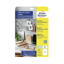 AVERY Zweckform Etiquetas LR3478-10 Blanco 210,0 x 297,0 mm