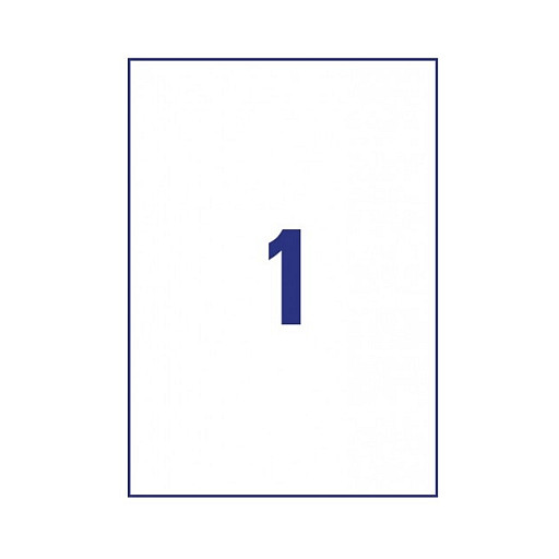 AVERY Zweckform Etiquetas LR3478-10 Blanco 210,0 x 297,0 mm