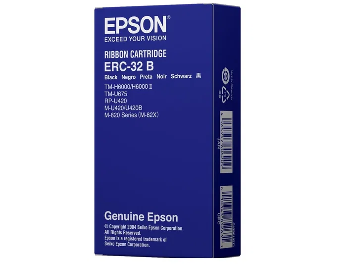 Epson Cinta de Nylon Negra C43S015371 para TM-H 6000 y ERC32B
