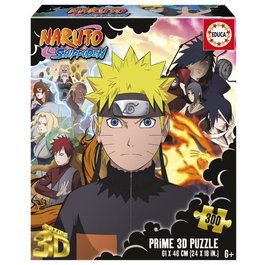 EDUCA BORRAS Puzzle 3D Lenticular Naruto Shippuden de 300 piezas