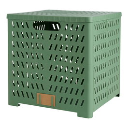 Dill Caja Plegable Tapa Asas Almacenamiento Verde 30x28x30 cm