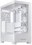 Asus A31 PLUS TG ARGB White - Caja Ordenador Middle Tower con Ventana de Vidrio Templado, ARGB, USB-C, ATX, Negra