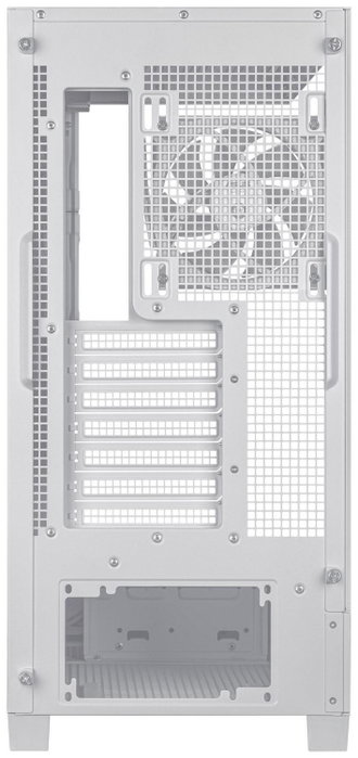 Asus A31 PLUS TG ARGB White - Caja Ordenador Middle Tower con Ventana de Vidrio Templado, ARGB, USB-C, ATX, Negra