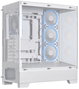 Asus A31 PLUS TG ARGB White - Caja Ordenador Middle Tower con Ventana de Vidrio Templado, ARGB, USB-C, ATX, Negra