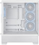 Asus A31 PLUS TG ARGB White - Caja Ordenador Middle Tower con Ventana de Vidrio Templado, ARGB, USB-C, ATX, Negra