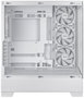 Asus A31 PLUS TG ARGB White - Caja Ordenador Middle Tower con Ventana de Vidrio Templado, ARGB, USB-C, ATX, Negra