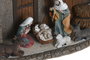 DKD Home Decor Nacimiento Navidad Tradicional Resina LED Multicolor 8 x 17.5 x 21.5 cm