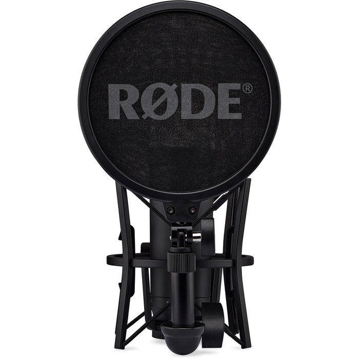 RODE Nt1 Gen5 Micrófono de Condensador Cardioide Negro - Bajo Ruido (4 dBA), Salida Dual XLR/USB, Cápsula HF6 1" con Filtro de Oro, DSP APHEX, Incluye Soporte y Filtro Antipop