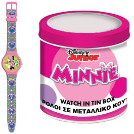 Reloj Infantil Minnie Mouse MINNIE - TIN BOX Ø 33 mm