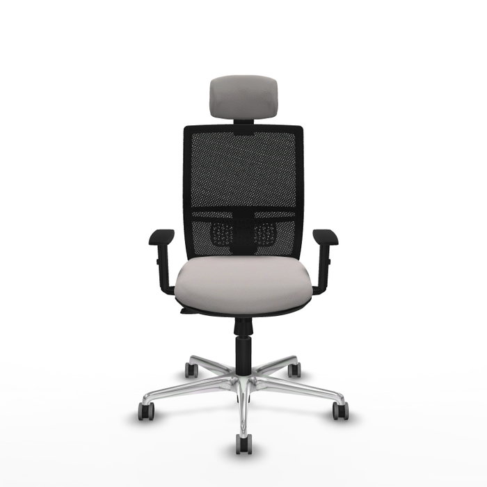PIQUERAS Y CRESPO Silla de oficina Yunquera Blanco/Negro con mecanismo Sincro/Traslack PIQUERAS Y CRESPO Silla de oficina Yunquera Blanco/Negro con mecanismo Sincro/Traslack