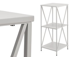 Giftdecor Estanteria 3 Baldas Gris 33x72.5x5.5 cm