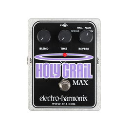 EHX Holy Grail Max Pedal de efectos Reverb variable con fuente de alimentación
