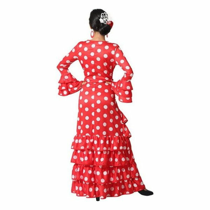 atosa Disfraz Flamenca Rojo con Flecos Adulto atosa Disfraz Flamenca Rojo con Flecos Adulto
