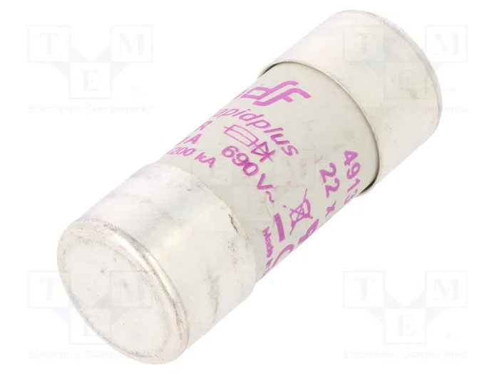 DF ELECTRIC Fusible de Cartucho 22x58mm 40A 690VAC 700VDC aR DF ELECTRIC Fusible de Cartucho 22x58mm 40A 690VAC 700VDC aR