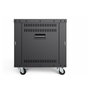 Digitus Rack de 19 pulgadas con ruedas, 8U, Negro