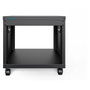 Digitus Rack de 19 pulgadas con ruedas, 8U, Negro
