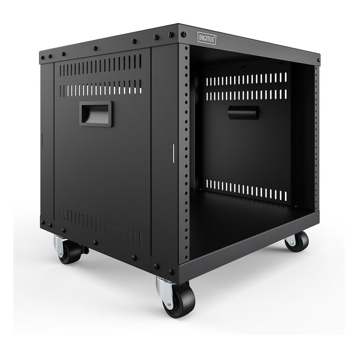 Digitus Bastidor para Equipos Universal 19 Pulgadas 8U con Ruedas Negro