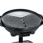 Severin Barbacoa eléctrica con patas PG8541, 2000 W, Ø 41 cm, Negro mate