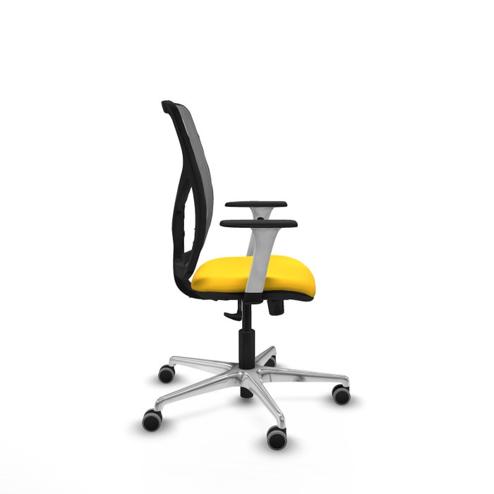 PIQUERAS Y CRESPO Silla de oficina Motilla con mecanismo Sincro, Amarillo y Gris PIQUERAS Y CRESPO Silla de oficina Motilla con mecanismo Sincro, Amarillo y Gris