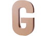 Innspiro Letra G de papel maché de 20 cm