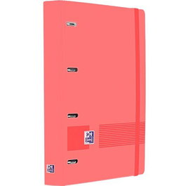 Oxford Europeanbinder Live&Go Carpeta de Anillas A4+ Sandía con Recambio