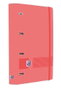 Oxford Europeanbinder Live&Go Carpeta de Anillas A4+ Sandía con Recambio