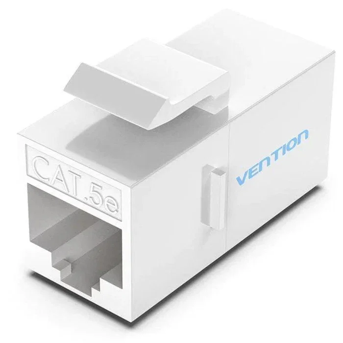 Vention Conector RJ45 VDD-B10-W Cat5e UTP - 5 unidades - Blanco - Para cable de red LAN