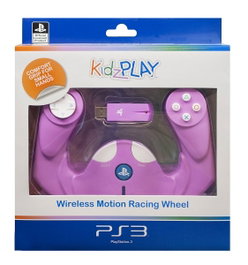 KIDZPLAY Mando Infantil Racing Motion Oficial para Sony - Rosa