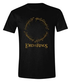 El Señor de los Anillos Camiseta Logo Inscription talla M
