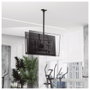 Holmios Soporte de techo giratorio con doble pantalla para TV 43-86 pulgadas