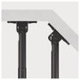 Holmios Soporte de techo giratorio con doble pantalla para TV 43-86 pulgadas