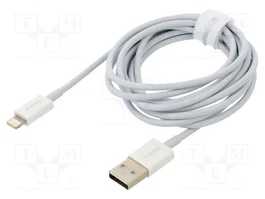 Baseus Superior Series USB a Lightning, 2.4A, 2m (blanco) inevitablemente