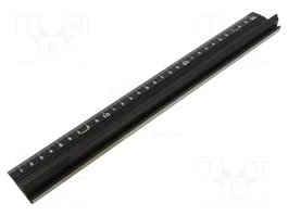 TAJIMA Regla Flexómetro de Aluminio Negro 300 mm