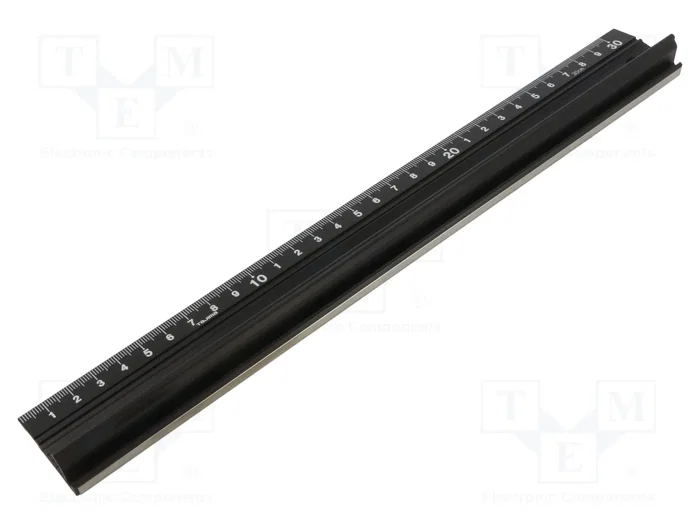 TAJIMA Regla Flexómetro de Aluminio Negro 300 mm TAJIMA Regla Flexómetro de Aluminio Negro 300 mm