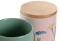 DKD Home Decor Bote Gres y Bambú Floral Surtido
