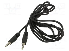 AKYGA Cable Jack 3,5mm 3pin negro 1,8m