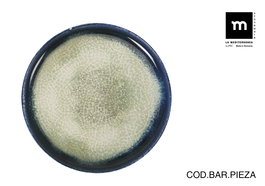 La Mediterranea Fuente Redonda "Olaf" Nordic Ivory Brillo 27 cm (6 Unidades)