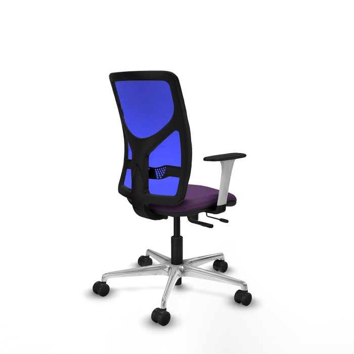 PIQUERAS Y CRESPO Silla de oficina Motilla con mecanismo Sincro/Traslack, Morado y Azul PIQUERAS Y CRESPO Silla de oficina Motilla con mecanismo Sincro/Traslack, Morado y Azul