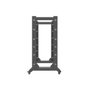 Lanberg OR01-6827-B Armario Rack Abierto 19 Pulgadas 27U 600x800 Negro