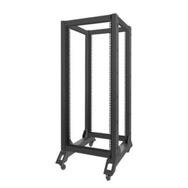 Lanberg Rack Abierto Independiente OR01-6827-B 27U 19 Pulgadas Negro