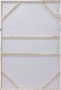 DKD Home Decor Cuadro Lienzo y Yeso Moderno 3D Beige, Pack de 2