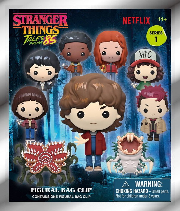 Monogram Int. Stranger Things Tales of '85 3D Colgantes de PVC Serie 1 Expositor (24 unidades)