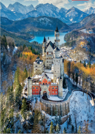Educa Puzzle 1000 Castillo De Neuschwanstein Desde El Aire