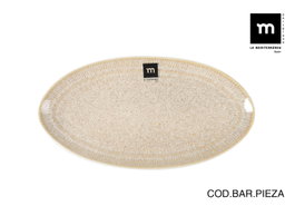 La Mediterranea Bandeja Calobra Crema 26,5x14cm