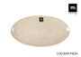La Mediterranea Bandeja Calobra Crema 26,5x14cm