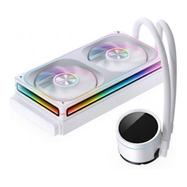 Jonsbo TH-240 AiO Refrigeración Líquida 240mm ARGB Blanco con Pantalla de Segmentos