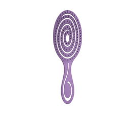 Wad Professional Beauty Cepillo Ellipse Violet, Desenredante Biodegradable con Cerdas Ultrafinas Antinudos, Fácil y sin Daño