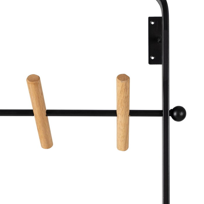 Ixia Perchero de Metal Negro Decoración 45 x 7 x 150 cm